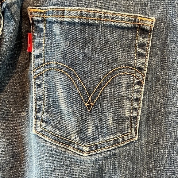 Levi’s 515 bootcut with rare R tag medium wash size 6 Long - Picture 8 of 14
